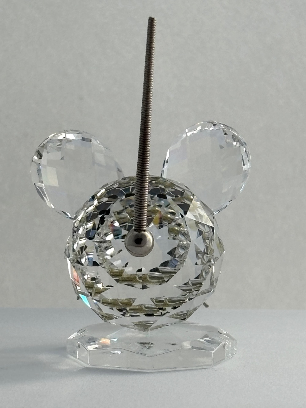 Vintage Swarovski Crystal Mouse On Octagon Base - Picture 4 of 11